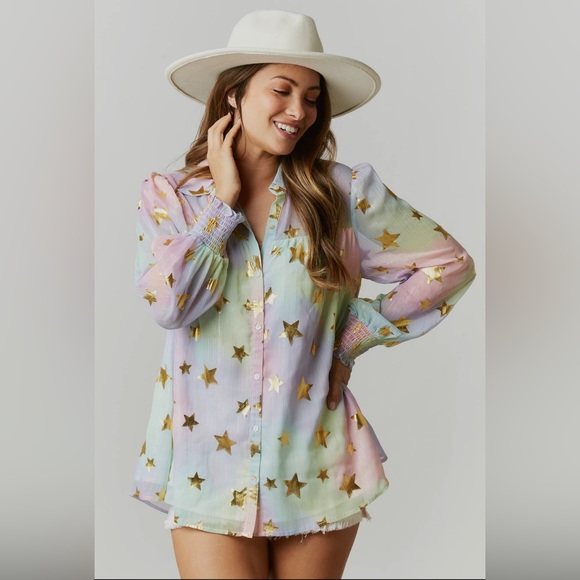 Star Button Down Shirt - Picture 5 of 6